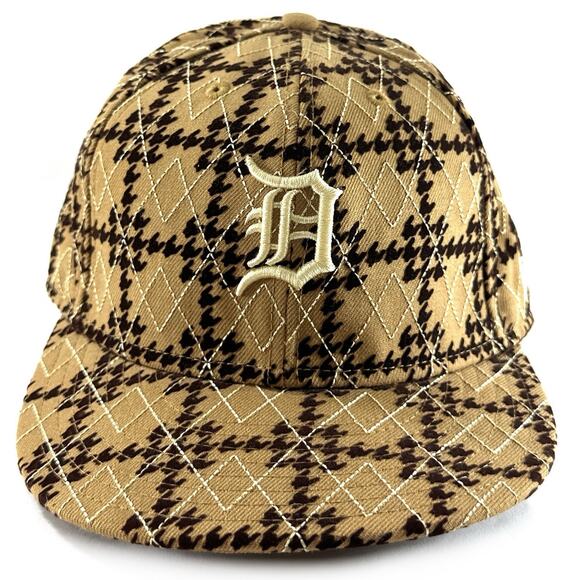 RARE New Era 59FIFTY Detroit Tigers Hat 7 5/8 Scumbag Steve Meme Wool Houndstoot - Picture 1 of 7